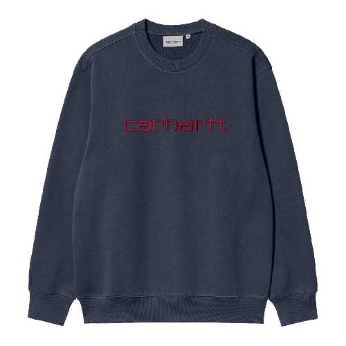 CARHARTT WIP CARHARTT SWEAT Air Force Blue Malbec