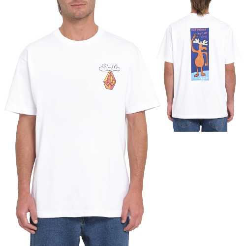 VOLCOM OLIVMOOSE SS TEE White