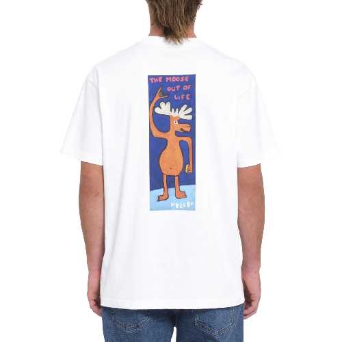 VOLCOM OLIVMOOSE SS TEE White