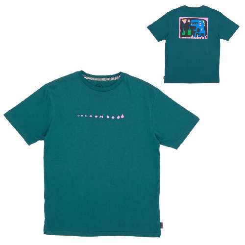 VOLCOM ARTHUR DINO SS TEE YOUTH Evergreen