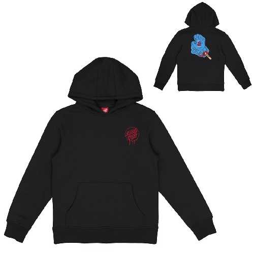 SANTA CRUZ POPSICLE HAND YOUTH HOOD Black