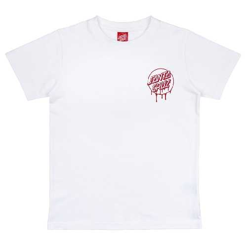 SANTA CRUZ POPSICLE HAND YOUTH TEE white