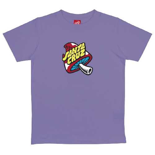 SANTA CRUZ TOADSTOOL DOT YOUTH TEE meta mauve