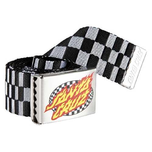 SANTA CRUZ OVAL CHECK FLAME BELT Beat