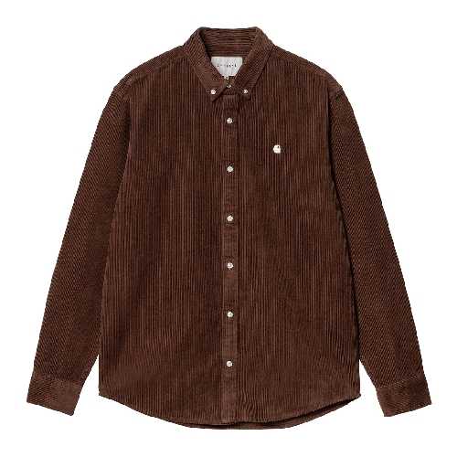 CARHARTT WIP LS MADISON CORD SHIRT Offroad Wax