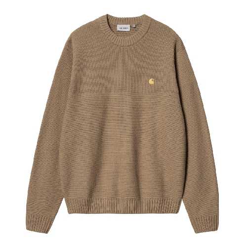 CARHARTT WIP CHANE SWEATER Leather Gold