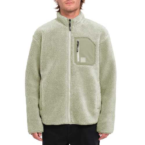 VOLCOM MUZZER FUZZAR ZIP Green Tea