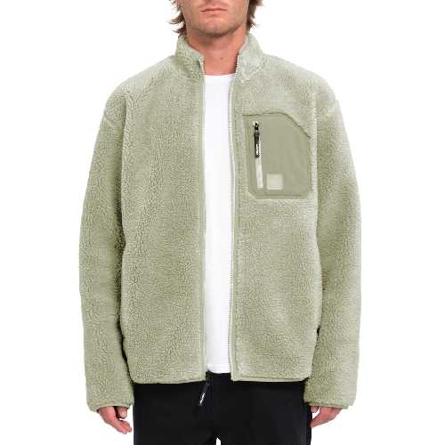 VOLCOM MUZZER FUZZAR ZIP Green Tea