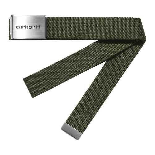 CARHARTT WIP CLIP BELT CHROME Office Green