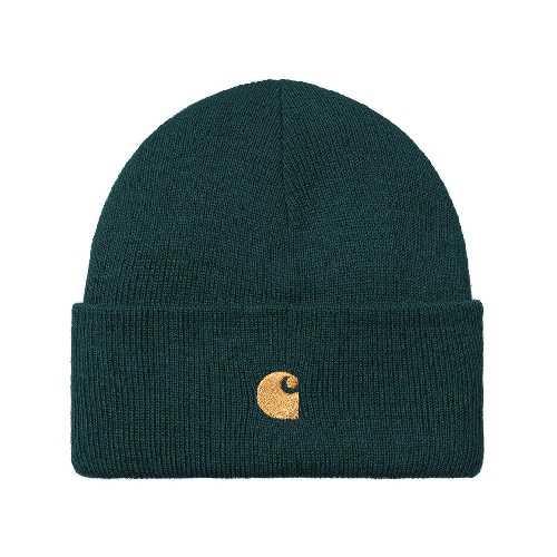 CARHARTT WIP CHASE BEANIE Duck Blue Gold