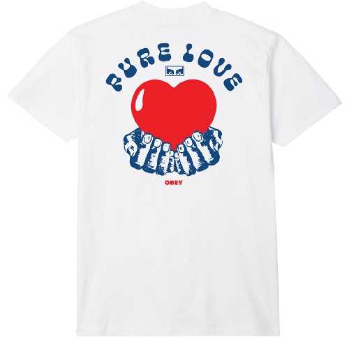 OBEY PURE LOVE TEE White