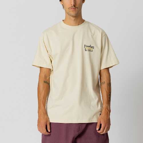 JACKER FREEDOM WRITERZ TEE Beige