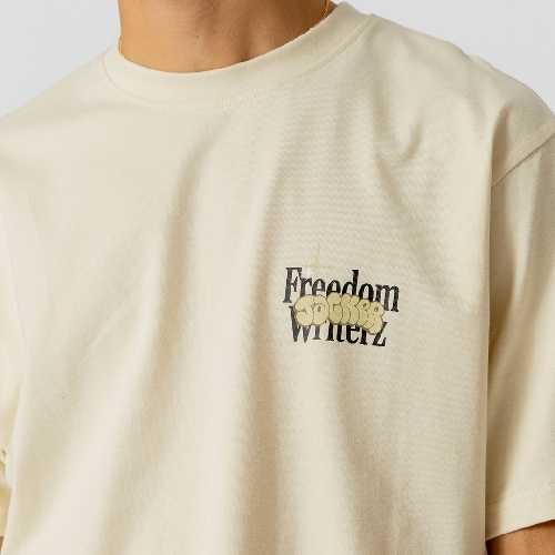 JACKER FREEDOM WRITERZ TEE Beige