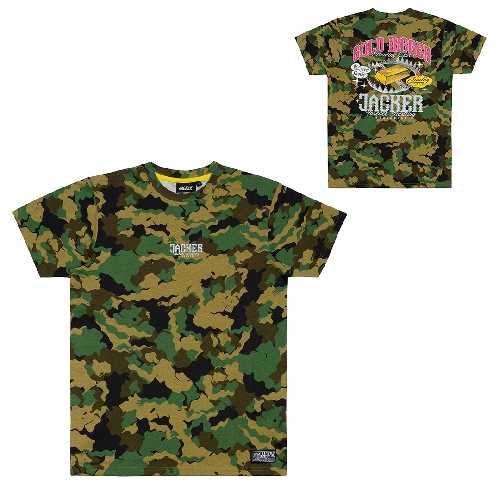 JACKER GOLD DIGGER TEE Orgia Camo