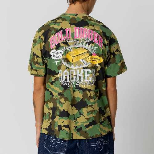 JACKER GOLD DIGGER TEE Orgia Camo