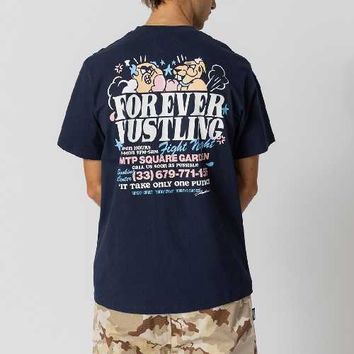 JACKER FIGHT TEE Navy