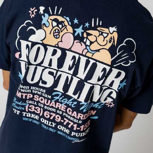 JACKER FIGHT TEE Navy