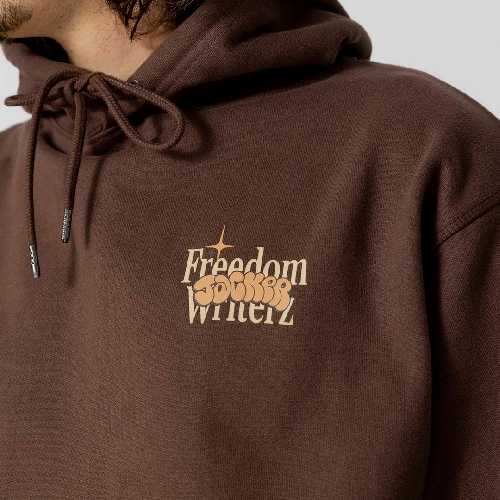 JACKER FREEDOM WRITERZ HOOD Brown