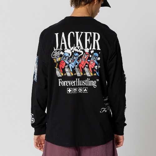 JACKER BIG PHARMA LS TEE Black