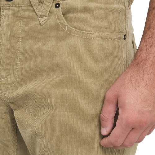 VOLCOM SOLVER 5 POCKET CORD Khaki