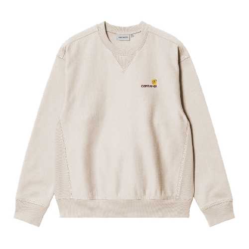 CARHARTT WIP AMERICAN SCRIPT SWEAT Moonbeam 