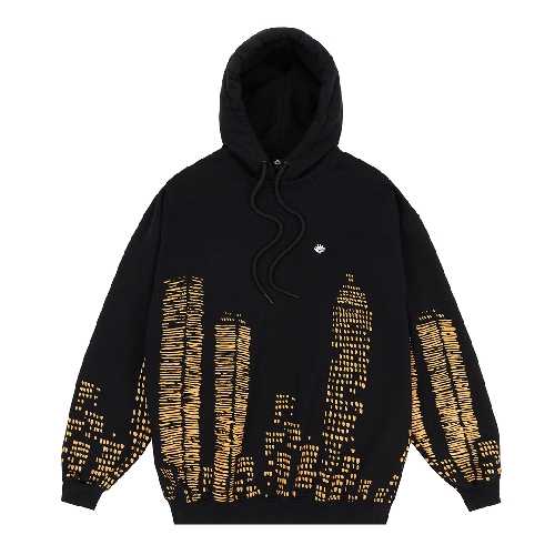 MAGENTA DOWNTOWN HOODIE Black