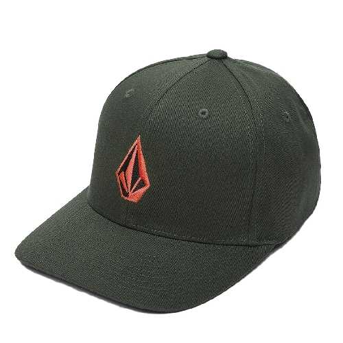 VOLCOM FULL STONE FLEXFIT HAT Dark Forest