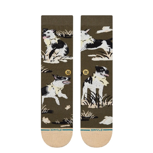 STANCE ISHOD CREW Dark Green