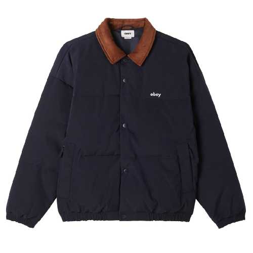 OBEY WHISPERS JACKET Dark navy