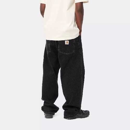 CARHARTT WIP BRANDON PANT black stone washed