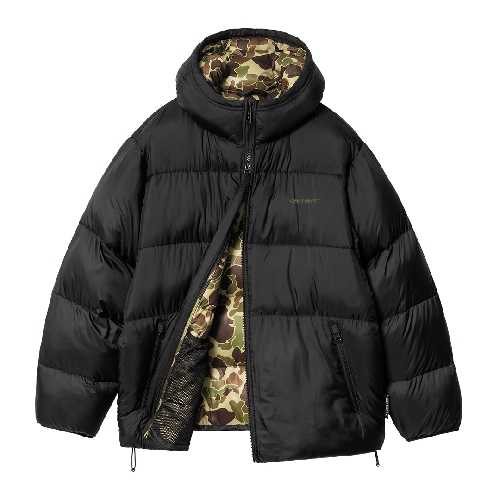 CARHARTT WIP TORONTO JACKET Black Camo Duck Green 