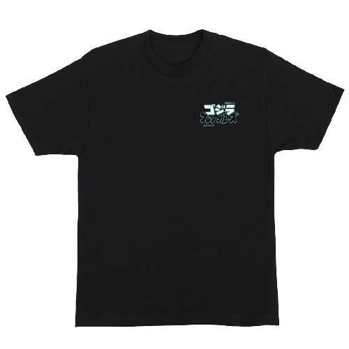 SANTA CRUZ GODZILLA NATAS MOTHRA TEE Black