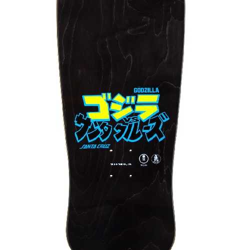 SANTA CRUZ GODZILLA MOTHRA NATAS DECK 10.53 X 30.14