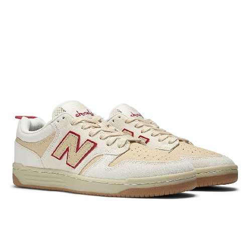 NEW BALANCE NUMERIC 480 CHOCOLATE Sea Salt Red