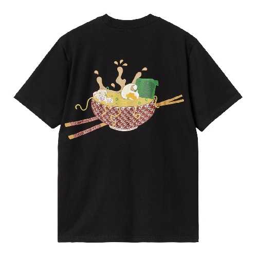 CARHARTT WIP NOODLE SOUP TSHIRT black