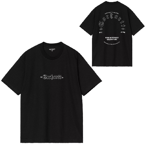 CARHARTT WIP GREATEST HITS TSHIRT Black White