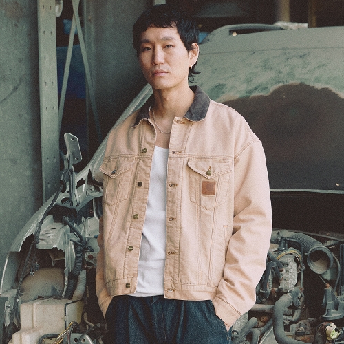 CARHARTT WIP DAYTON TRUCKER JACKET Dusty H Brown Tobacco