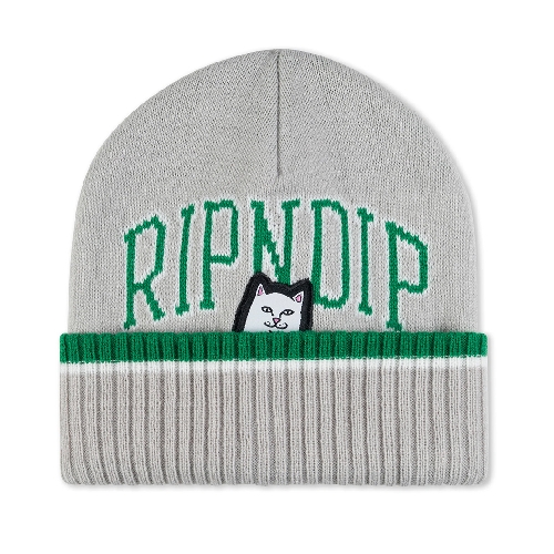 Ripndip LORD NERMAL TEAM SPIRIT BEANIE Green Grey