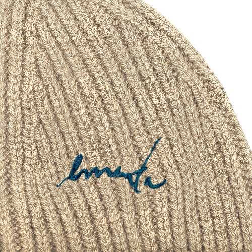 EMENTA SB SIGNATURE BEANIE Off White