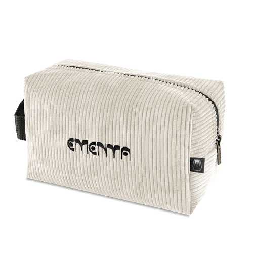 EMENTA SB DOTS CORDUROY BIG NECESSAIRE White