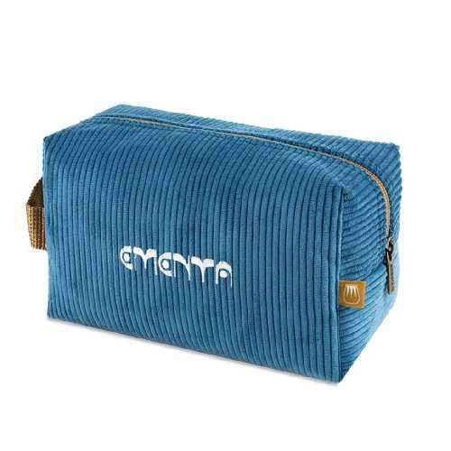 EMENTA SB DOTS CORDUROY BIG NECESSAIRE Navy