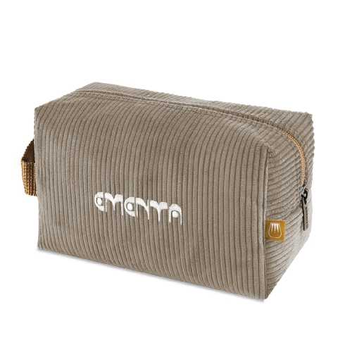 EMENTA SB DOTS CORDUROY BIG NECESSAIRE Coffee