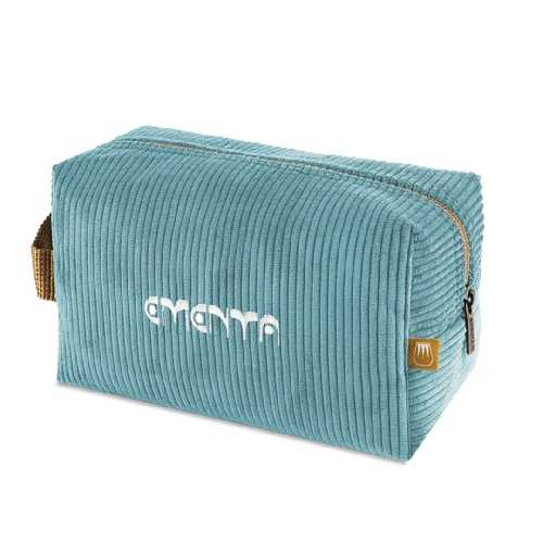 EMENTA SB DOTS CORDUROY BIG NECESSAIRE Sky Blue