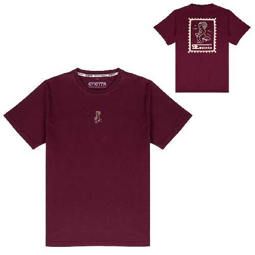 EMENTA SB BABY STAMP SS TEE Burgundy