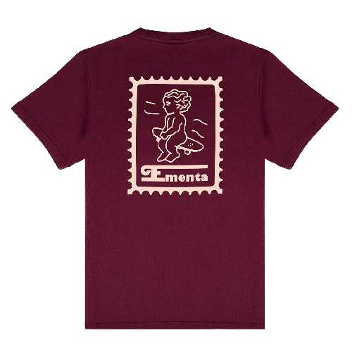 EMENTA SB BABY STAMP SS TEE Burgundy