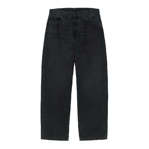 CARHARTT WIP LANDON PANT Black stone canvas