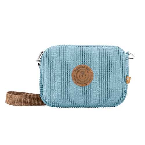 EMENTA SB FLUFFY PATCH CORD BAG Sky Blue