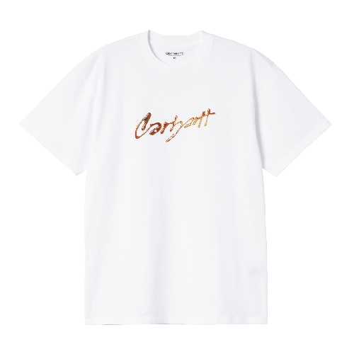 CARHARTT WIP DRIP SCRIPT TSHIRT White