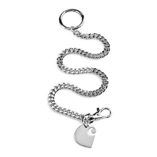 CARHARTT WIP CUBAN LINK KEYCHAIN Silver