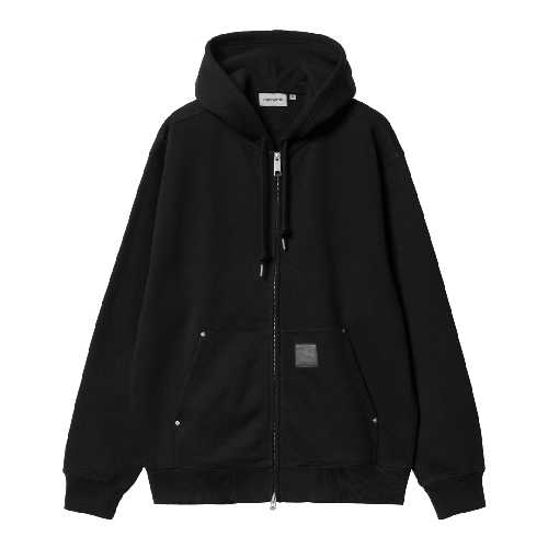 CARHARTT WIP HOODED ELDON SWEAT JACKET Black